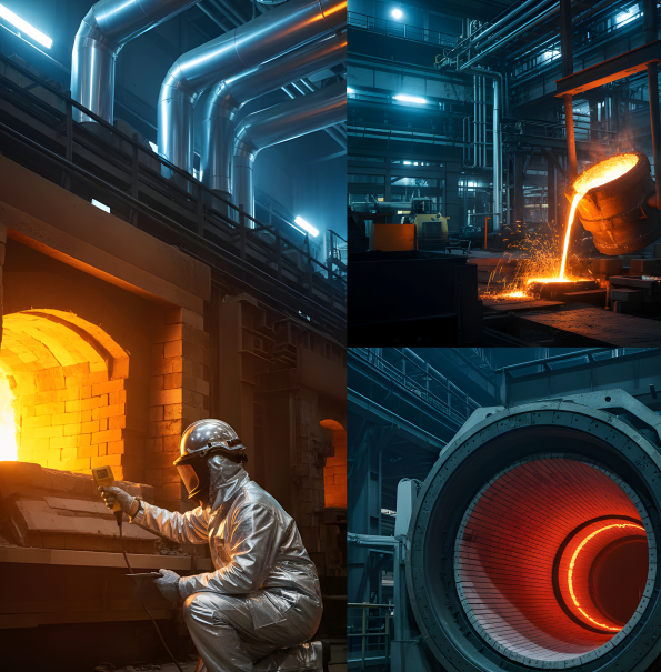 Thermlyte industrial furnace and molten metal processing