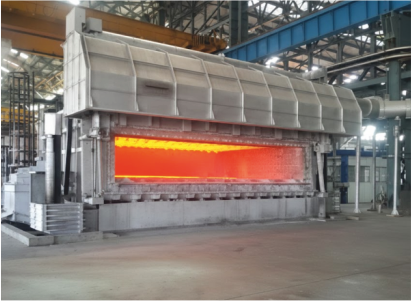 Aluminium melting furnace