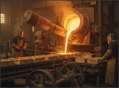 Foundry furnace system