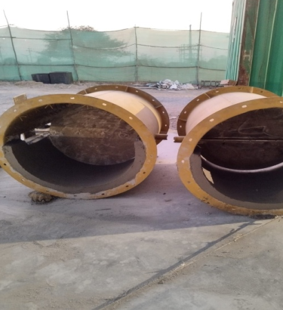 Thermlyte chamber to boiler connecting duct lining