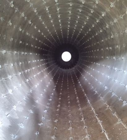 Thermlyte kiln shell welding work