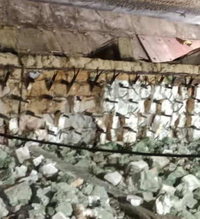 Thermlyte WTE feeder discharge area dismantling