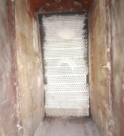 blooming mill bubble brick joint sealing work