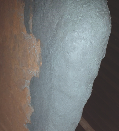cfbc wing wall patch work and surface finishing
