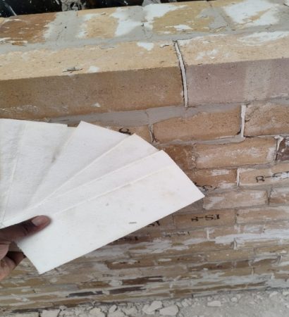 chamber brick refractory lining after final inspection