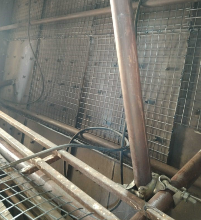 hot air generator stainless steel mesh lining