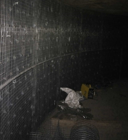 hot air generator mesh and refractory lining work