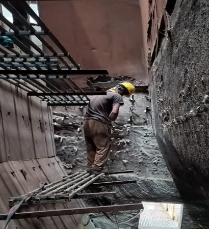 wte boiler feeder hopper dismantling process