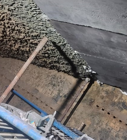 wte boiler incinerator roof castable second layer