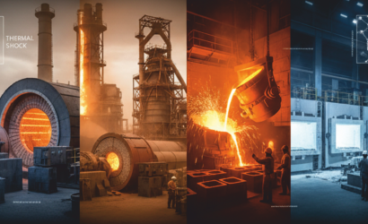 Industrial furnace and molten metal operations at Thermlyte refractory plant